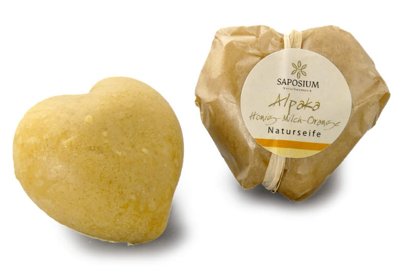 Alpakaseife Honig-Milch-Orange