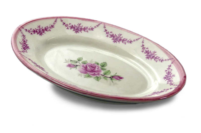 Seifenschale Rose, oval Seifenschale Rose, oval