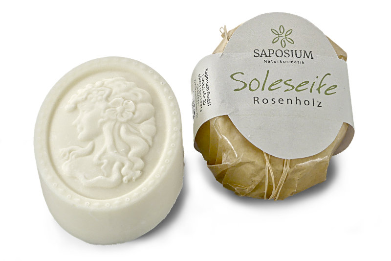 Bild Soleseife Rosenholz gross Soleseife Rosenholz Verpackung