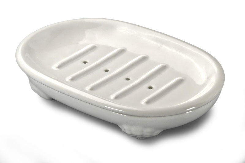 Seifenschale schlicht, zweiteilig Seifenschale schlicht, zweiteilig